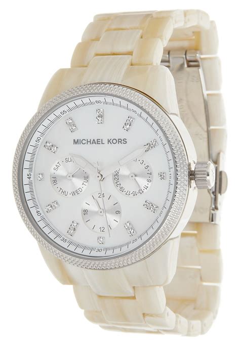 michael kors uhr damen weiss|Mehr.